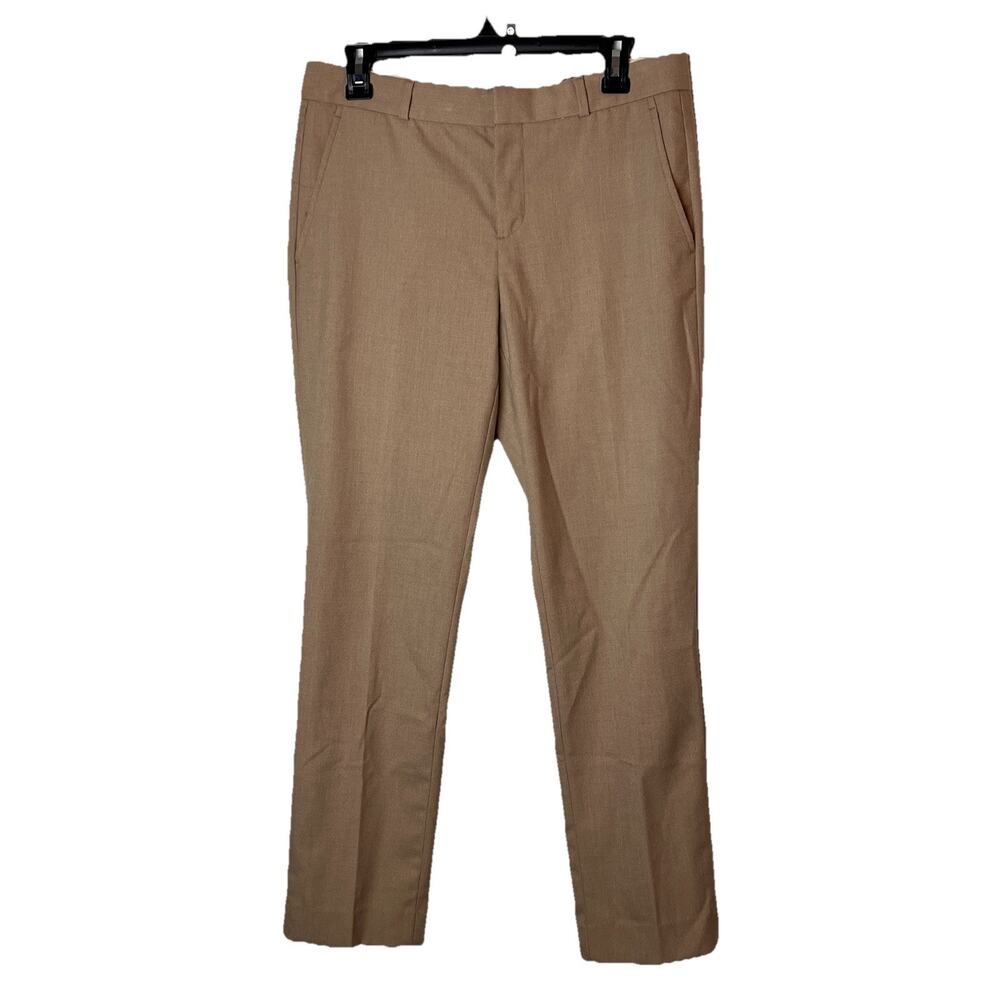 Banana Republic Ryan Slim Straight-Fit Washable Pants Camel/Tan Women's 6